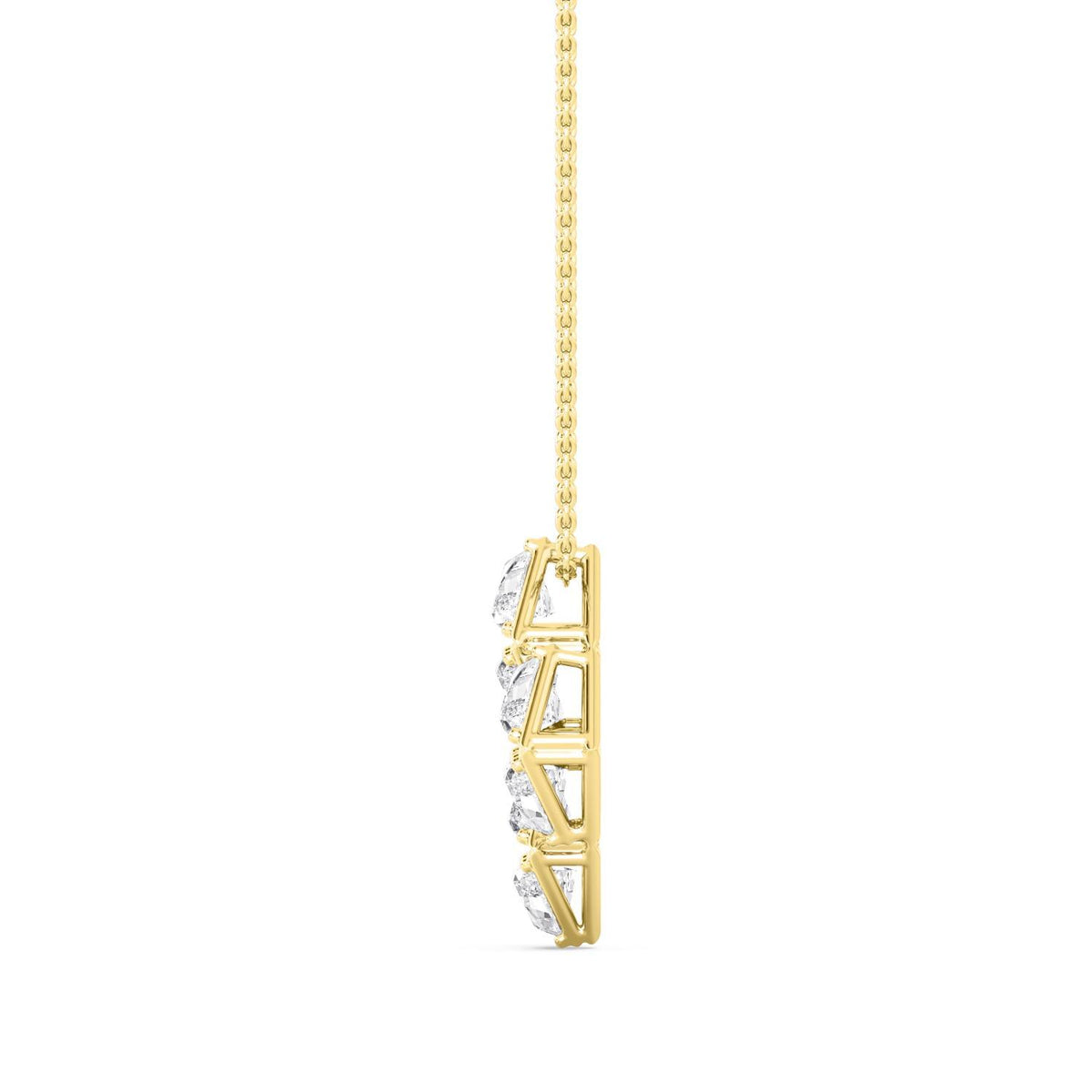 Gabrielle Lune lab grown diamond pendant