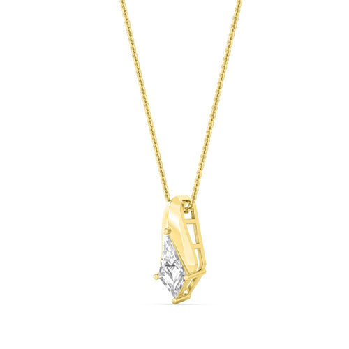 Gabrielle Pearl lab grown diamond pendant