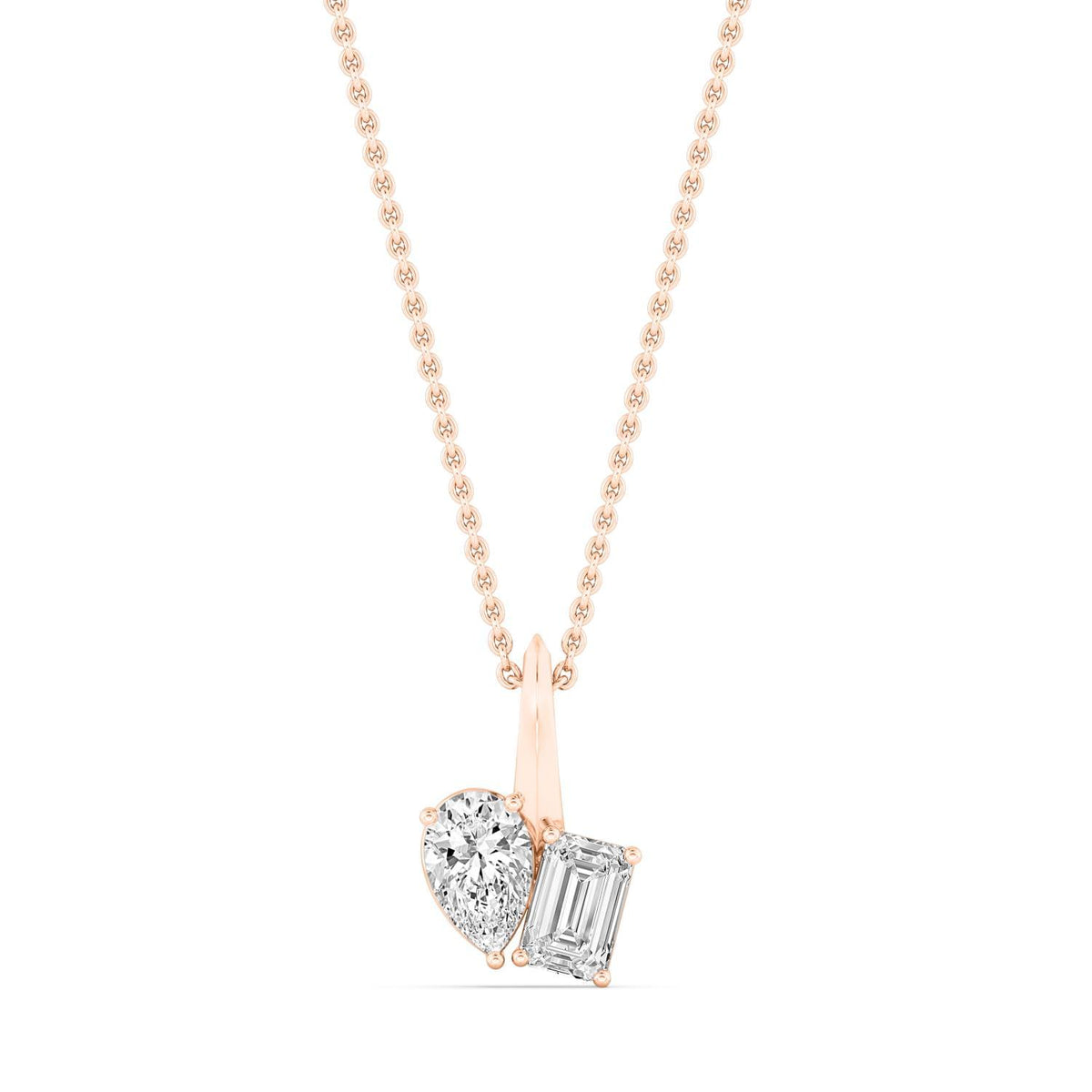 Gabrielle Rose lab grown diamond pendant