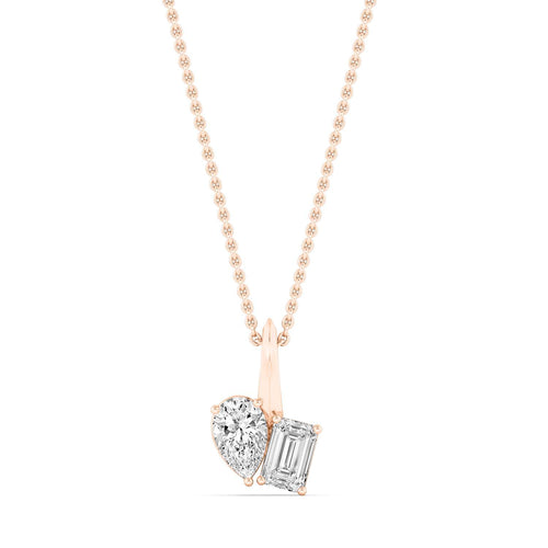 Gabrielle Rose lab grown diamond pendant