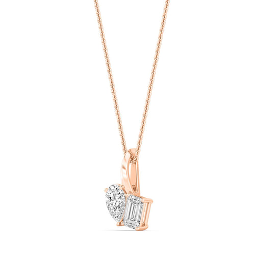 Gabrielle Rose lab grown diamond pendant