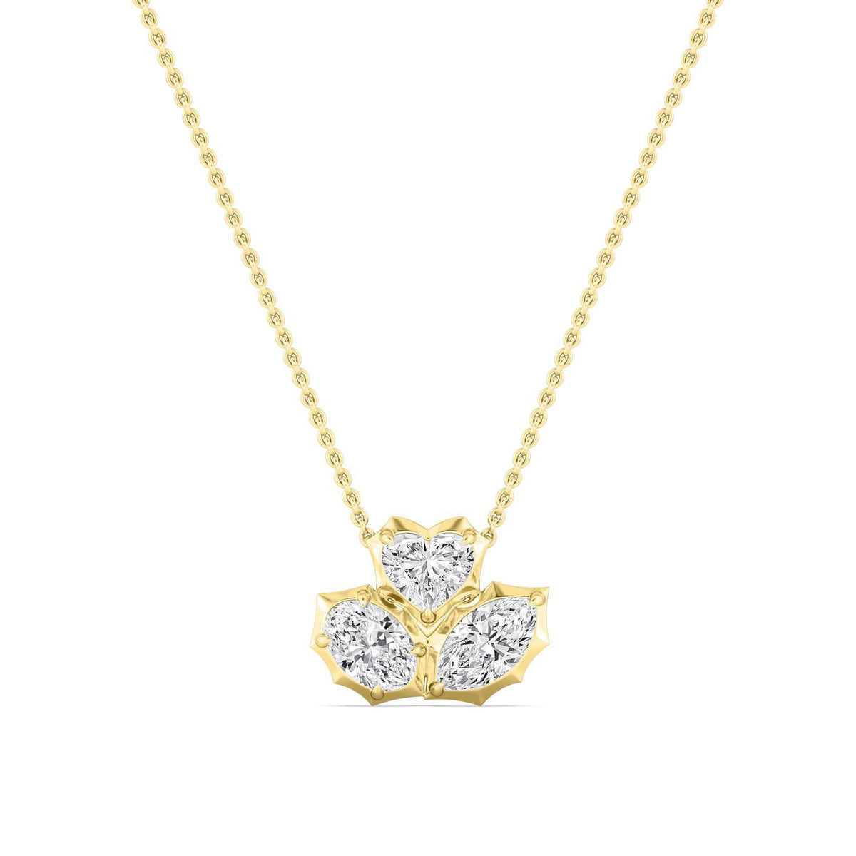 Helena Bloom lab grown diamond pendant