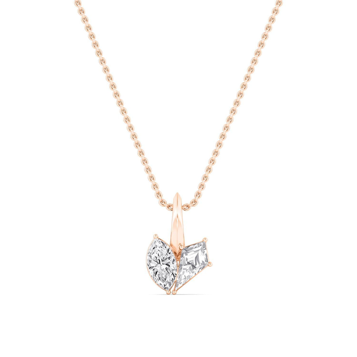 Helena Dawn lab grown diamond pendant