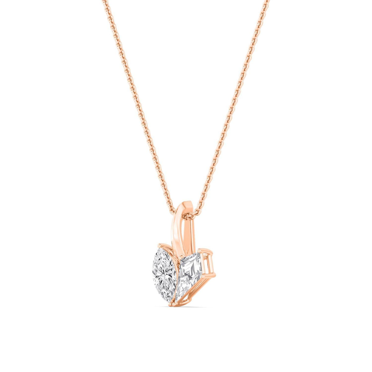 Helena Dawn lab grown diamond pendant
