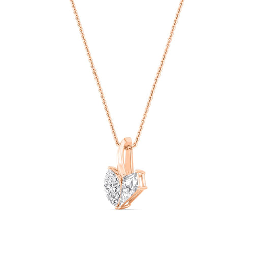 Helena Dawn lab grown diamond pendant