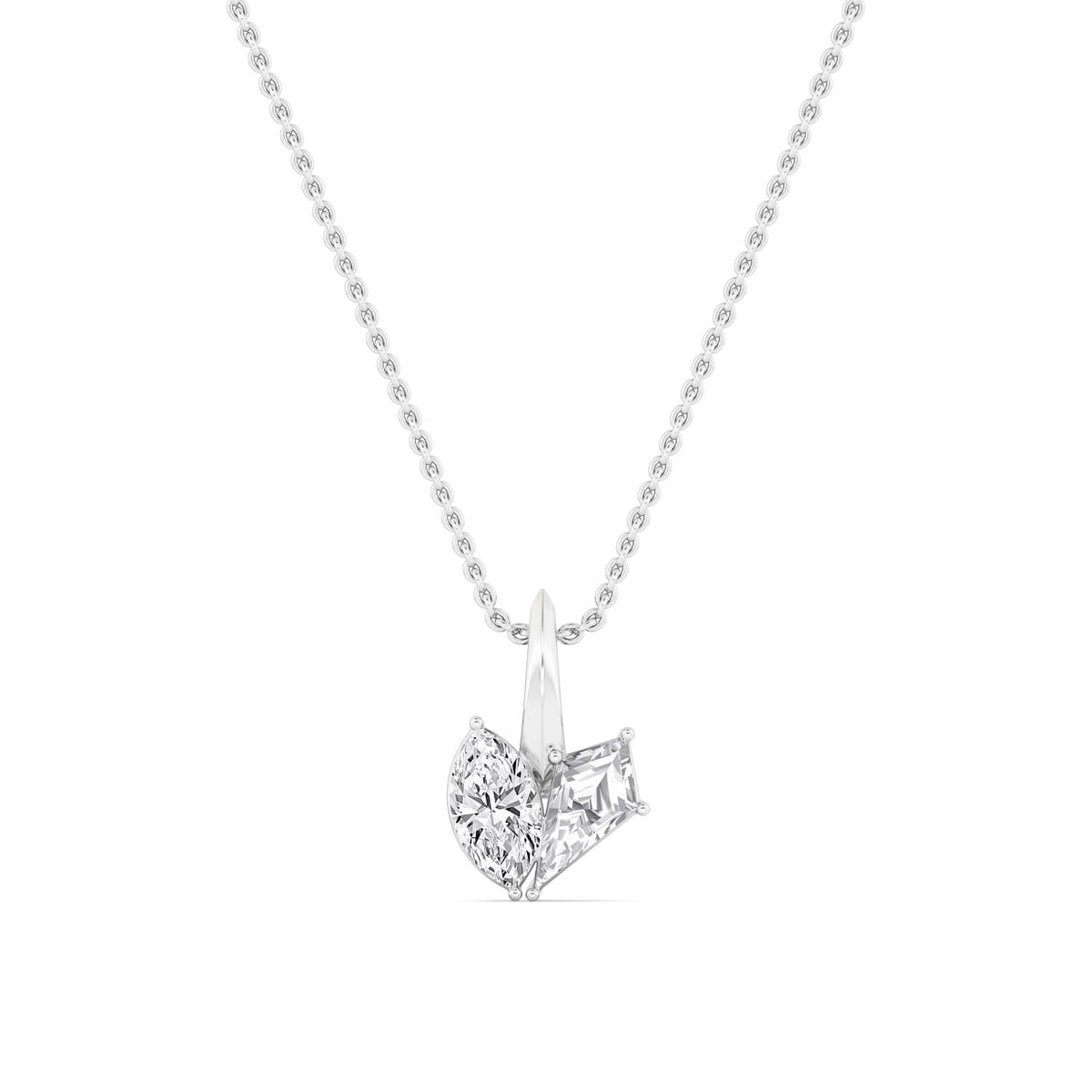 Helena Dawn lab grown diamond pendant
