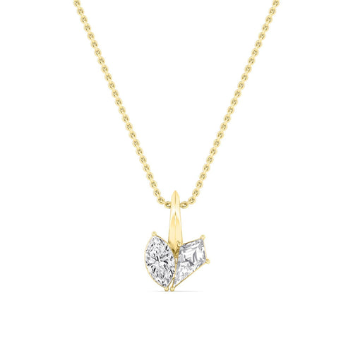 Helena Dawn lab grown diamond pendant
