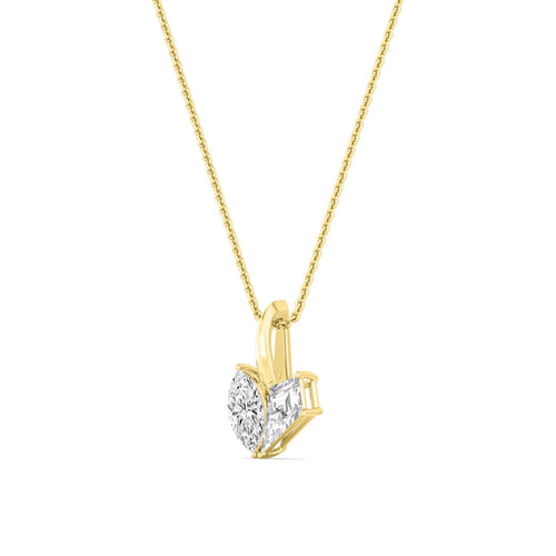 Helena Dawn lab grown diamond pendant