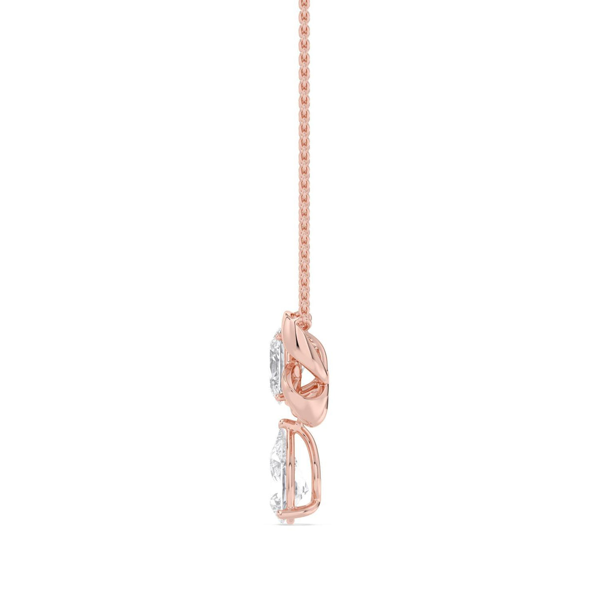Helena Lune lab grown diamond pendant