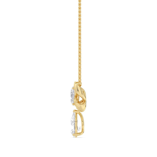 Helena Lune lab grown diamond pendant