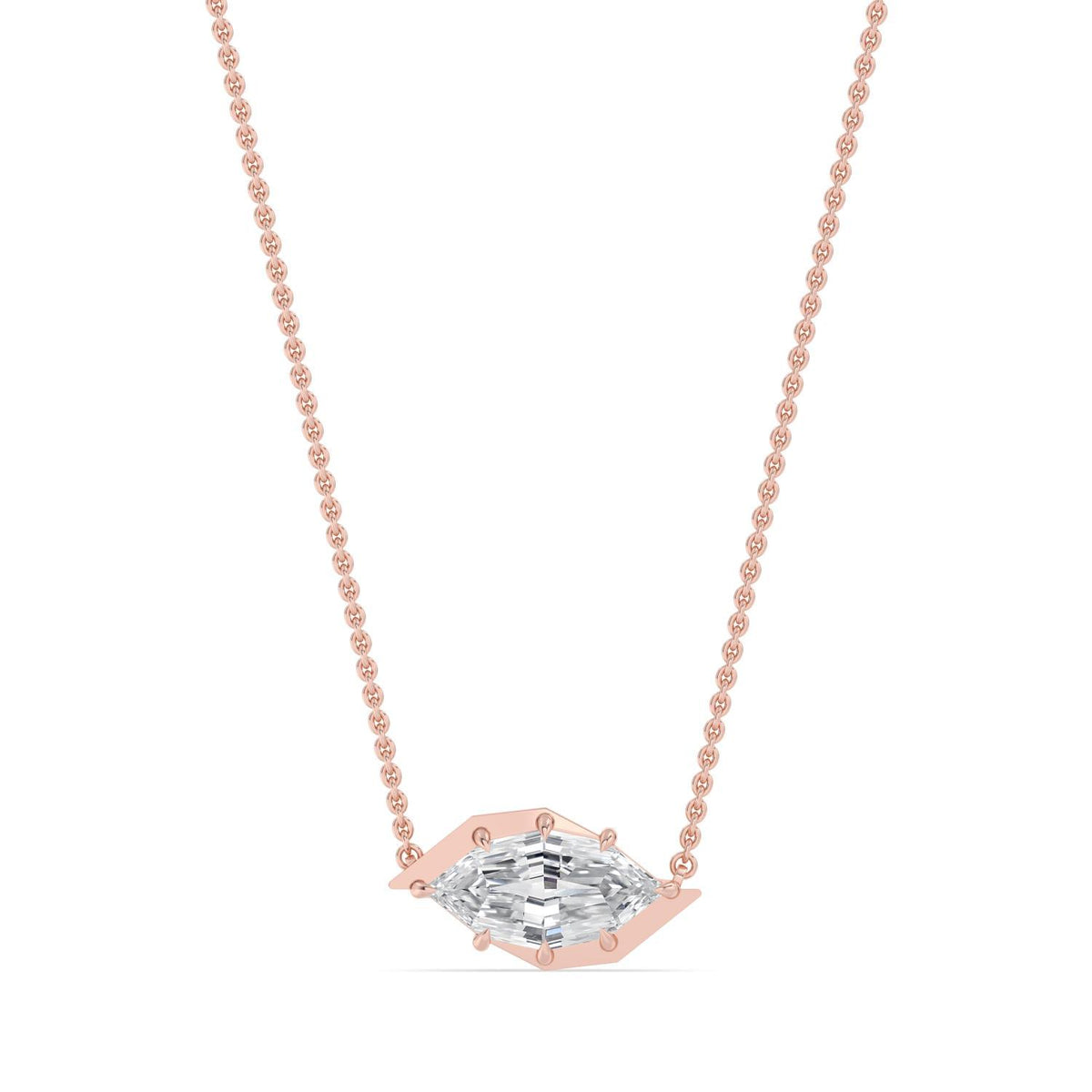 Helena Rose lab grown diamond pendant
