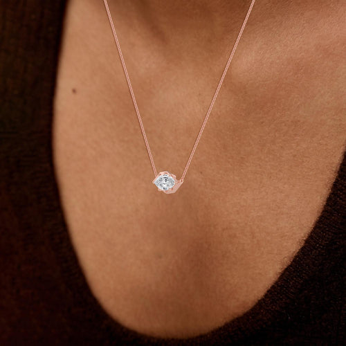 Helena Rose lab grown diamond pendant
