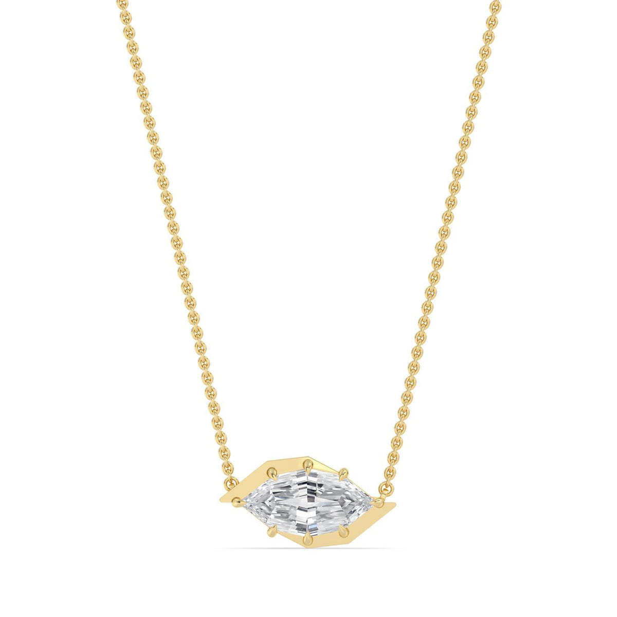 Helena Rose lab grown diamond pendant