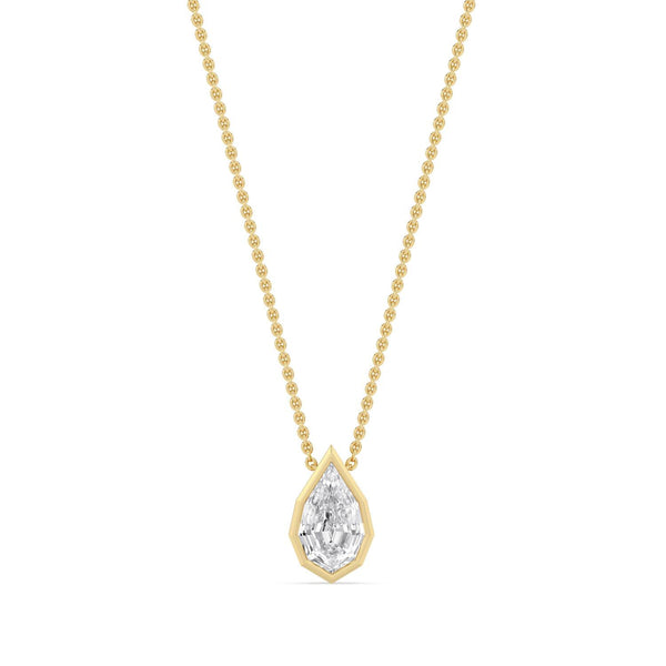 Imogen Bloom - Bezel Lab Grown Diamond Pendant