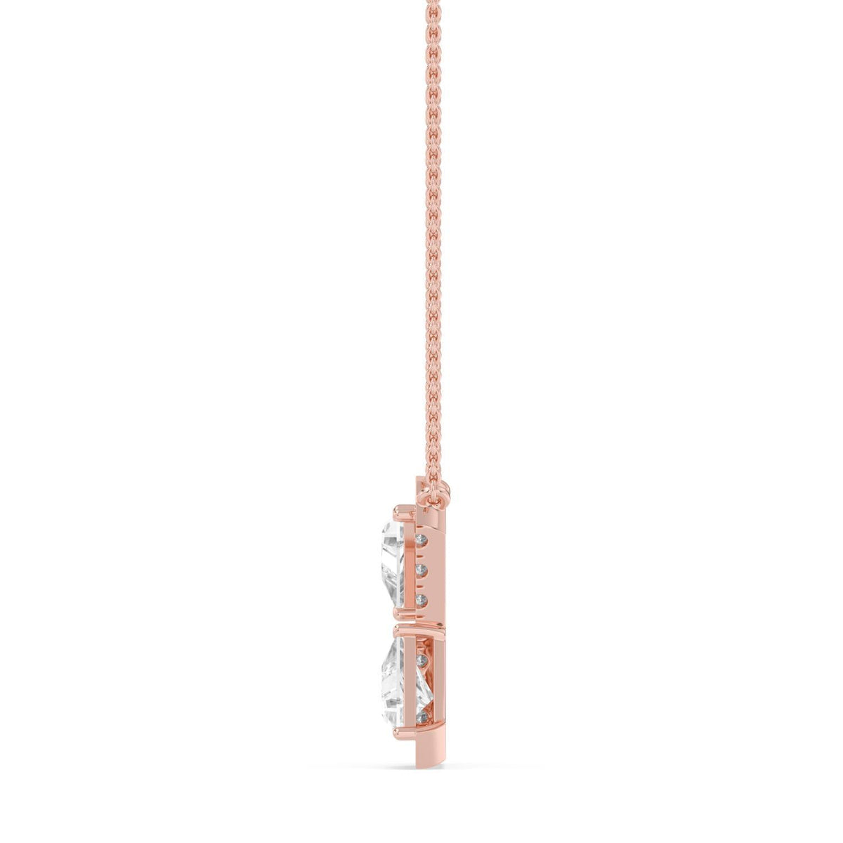 Imogen Pearl lab grown diamond pendant