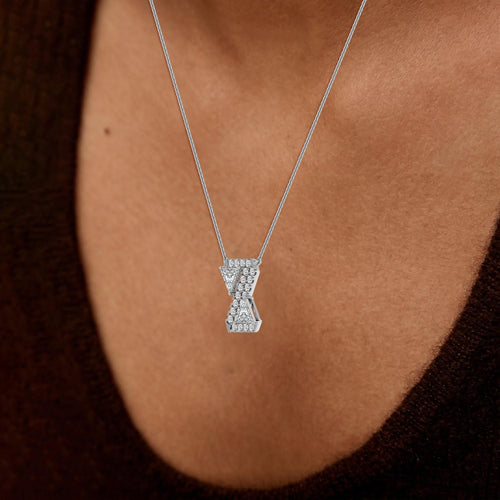 Imogen Pearl lab grown diamond pendant