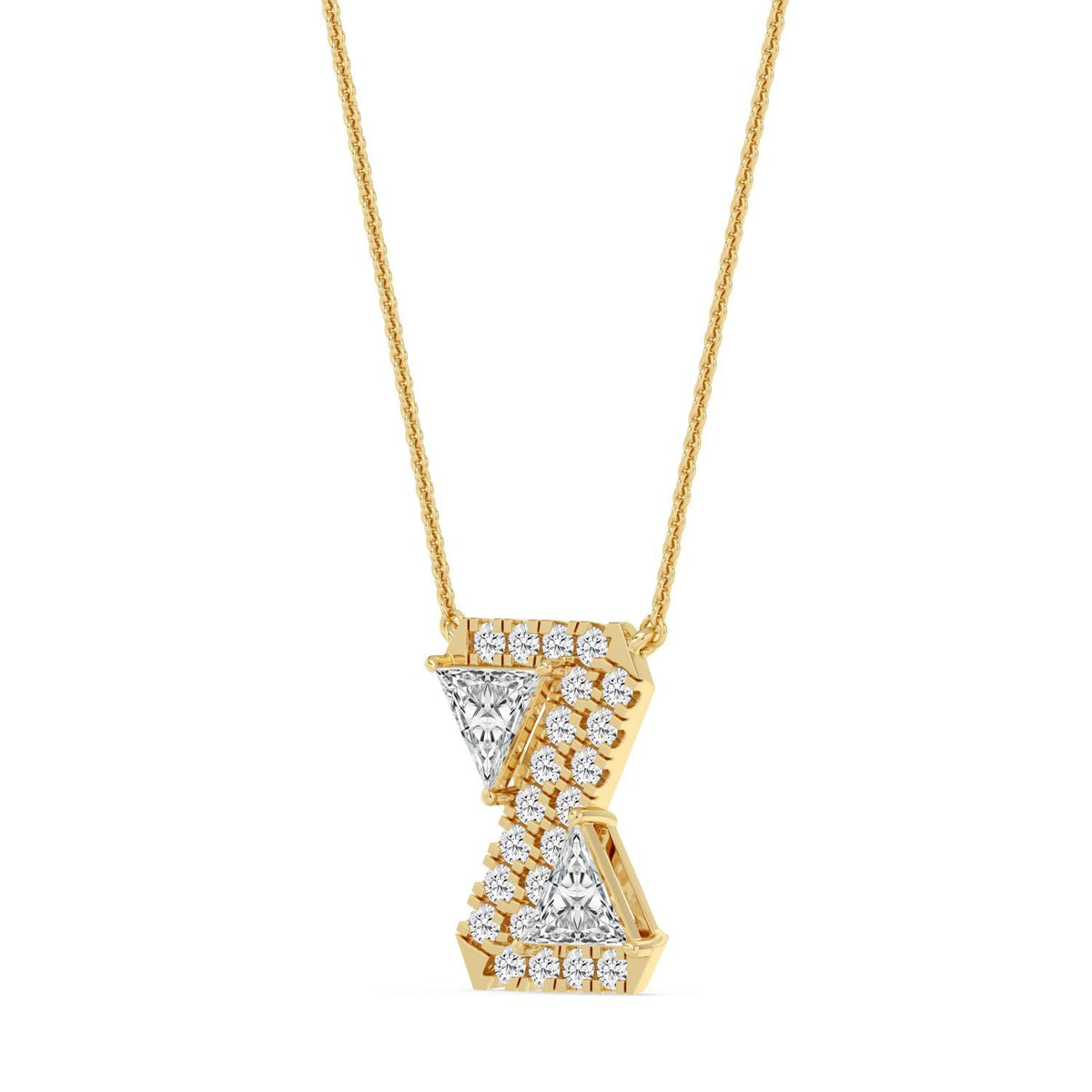 Imogen Pearl lab grown diamond pendant
