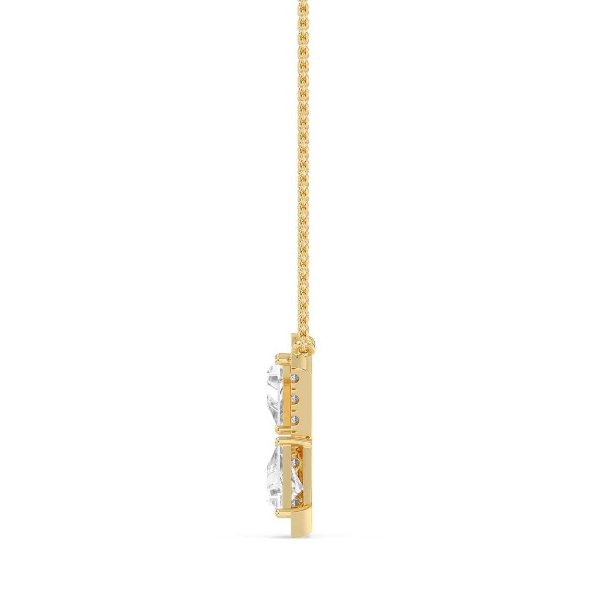 Imogen Pearl lab grown diamond pendant