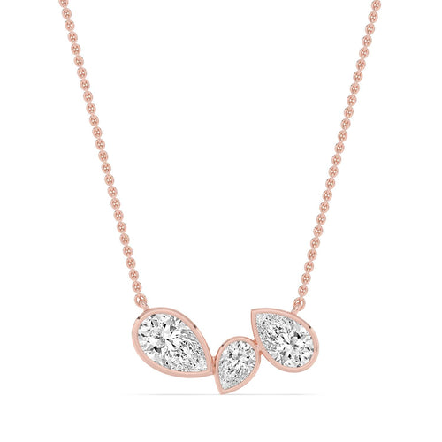 Jessamine Grace lab grown diamond pendant