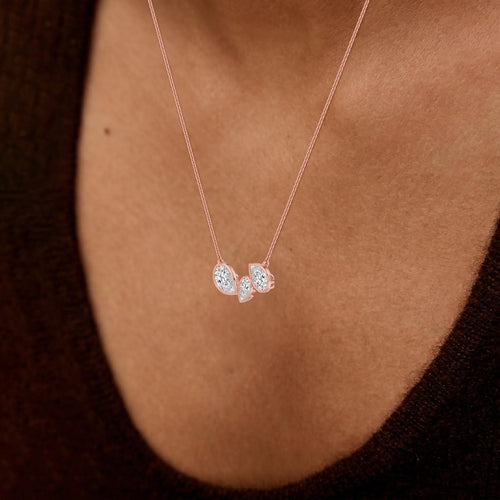 Jessamine Grace lab grown diamond pendant