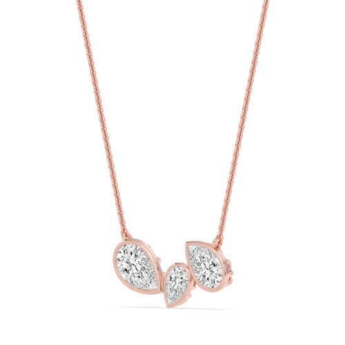 Jessamine Grace lab grown diamond pendant