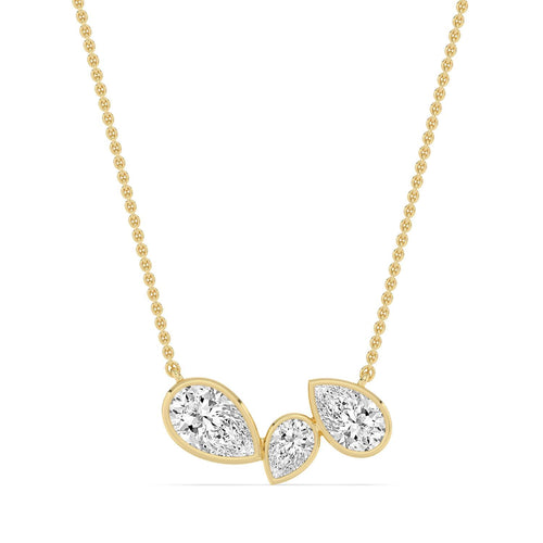 Jessamine Grace lab grown diamond pendant