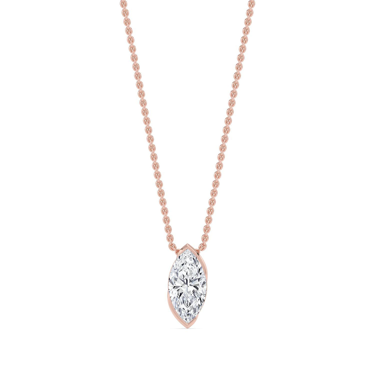 Jessamine Rose lab grown diamond pendant