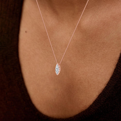 Jessamine Rose lab grown diamond pendant