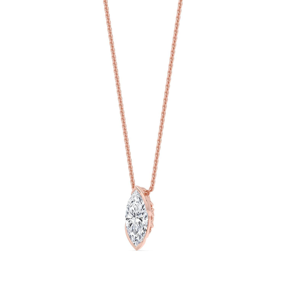 Jessamine Rose lab grown diamond pendant