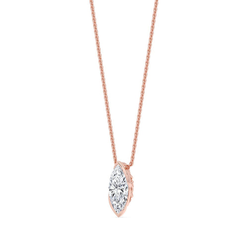 Jessamine Rose lab grown diamond pendant