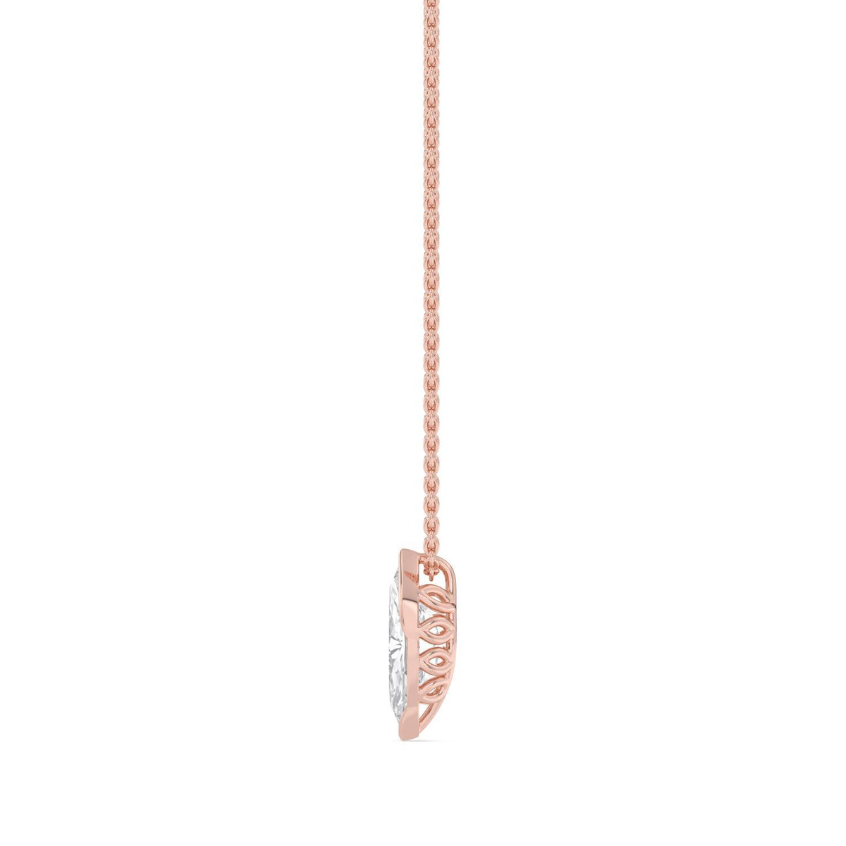Jessamine Rose lab grown diamond pendant