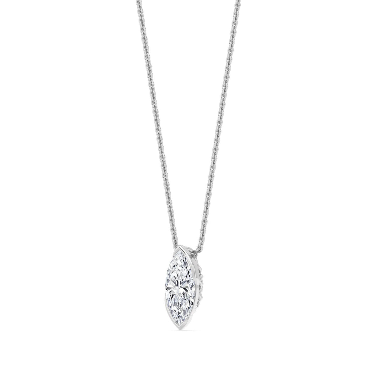 Jessamine Rose lab grown diamond pendant