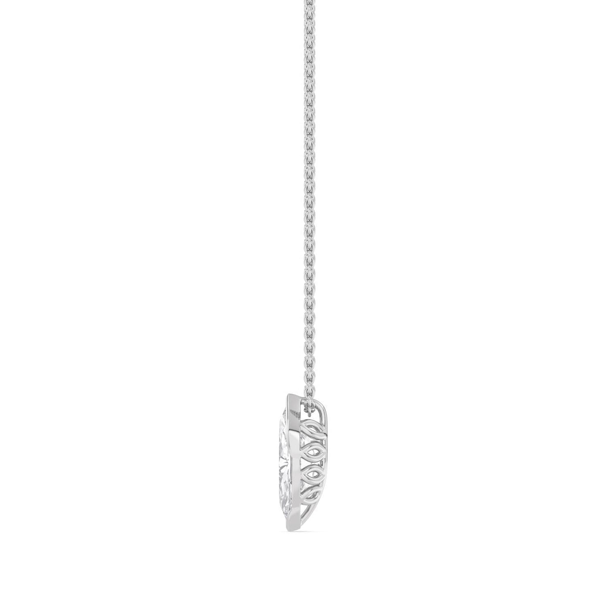 Jessamine Rose lab grown diamond pendant