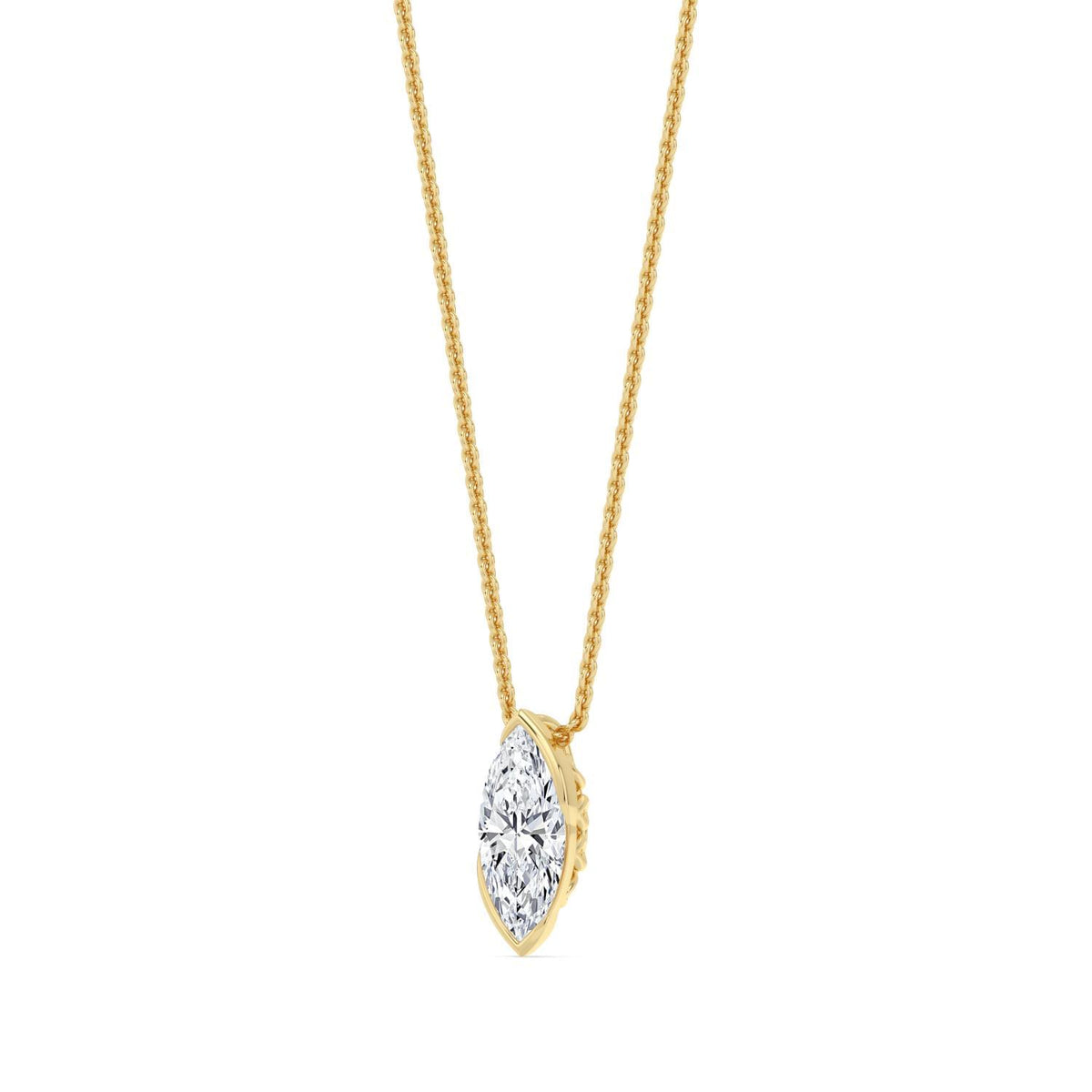 Jessamine Rose lab grown diamond pendant