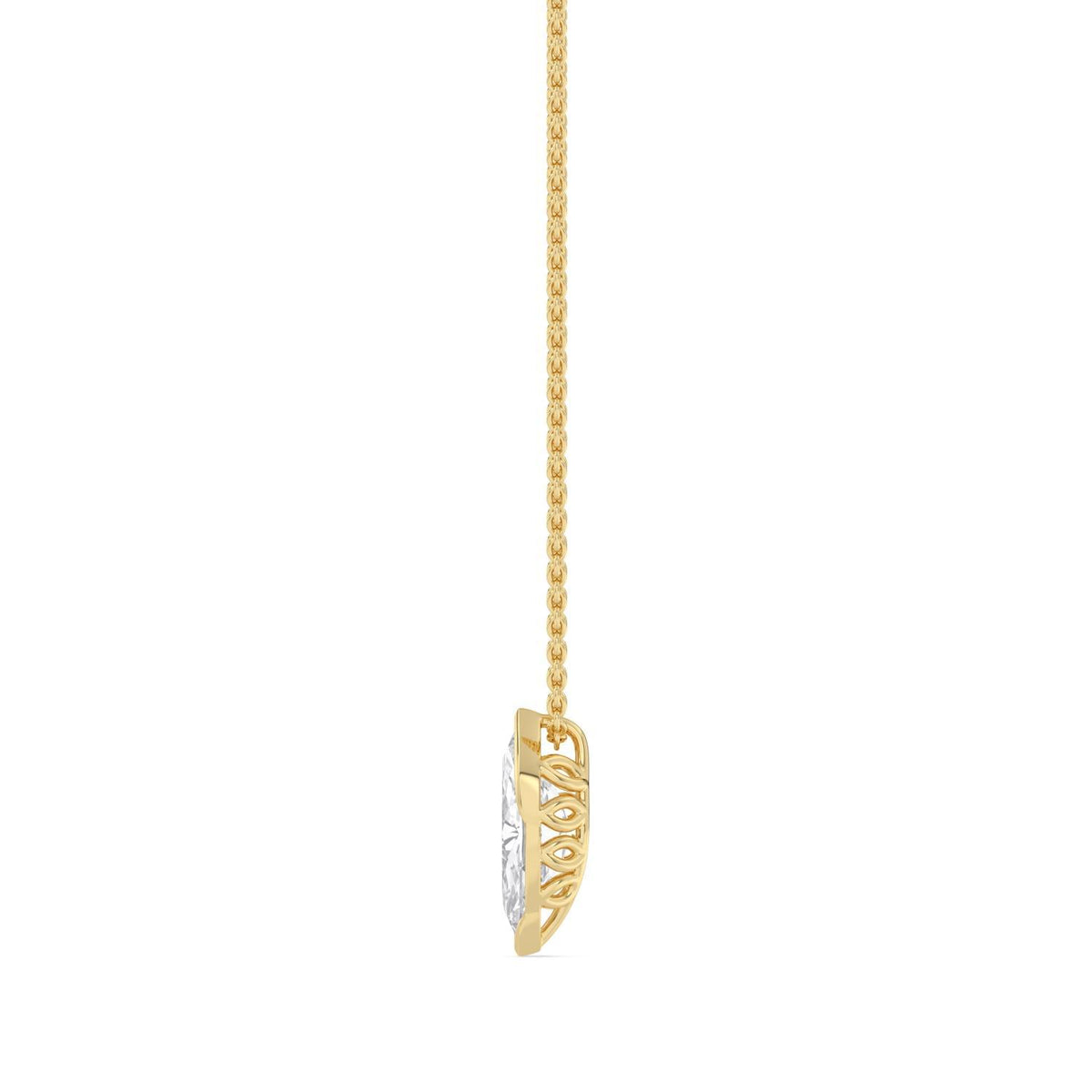 Jessamine Rose lab grown diamond pendant