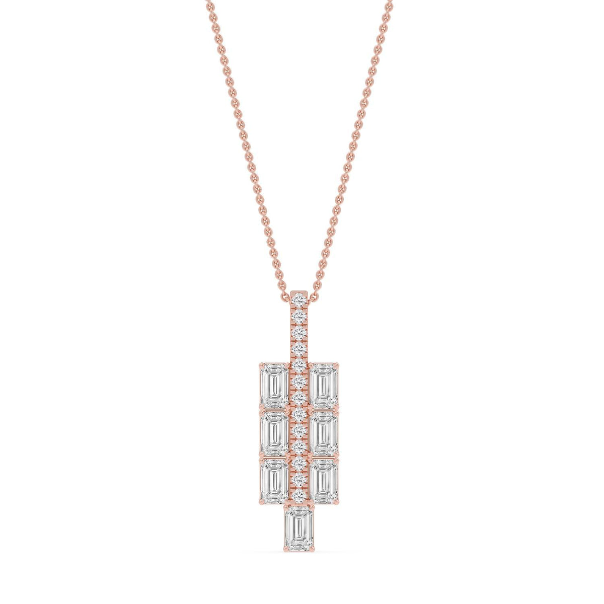 Liliana Bloom lab grown diamond pendant