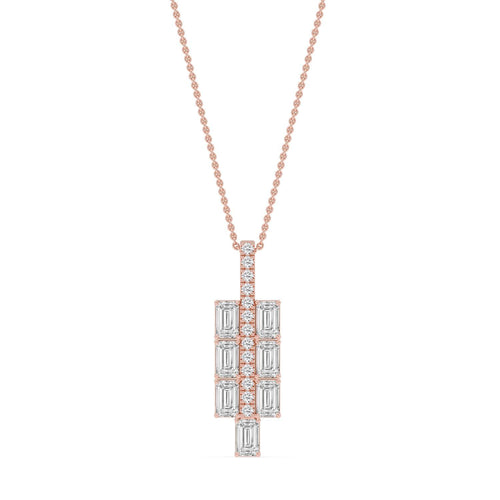 Liliana Bloom lab grown diamond pendant