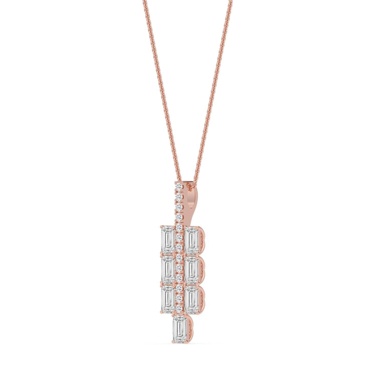 Liliana Bloom lab grown diamond pendant