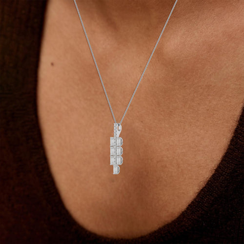Liliana Bloom lab grown diamond pendant