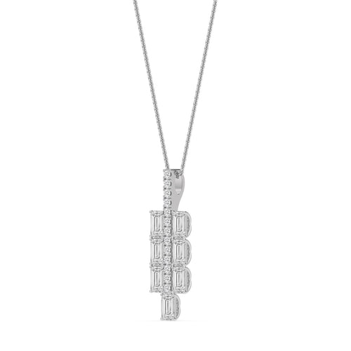 Liliana Bloom lab grown diamond pendant