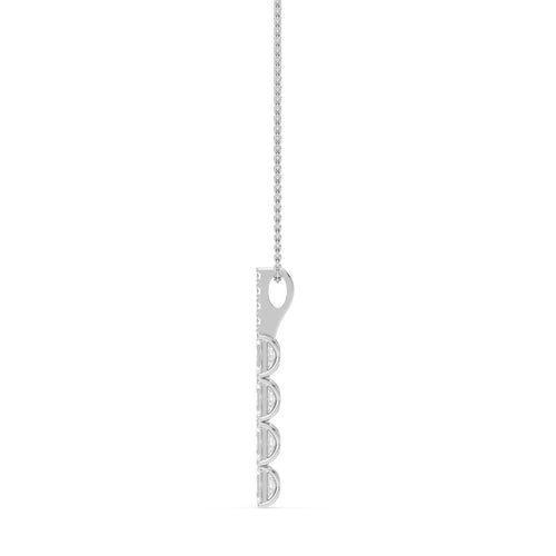 Liliana Bloom lab grown diamond pendant