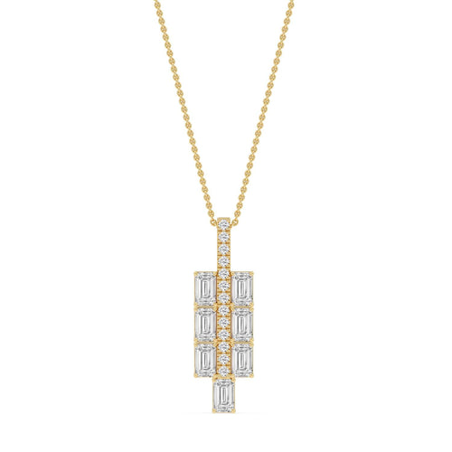 Liliana Bloom lab grown diamond pendant