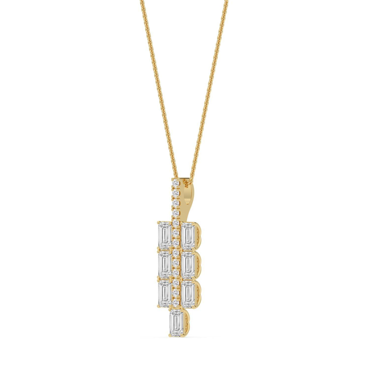 Liliana Bloom lab grown diamond pendant