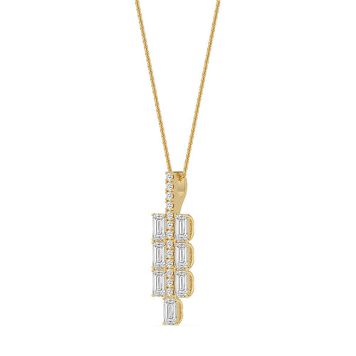 Liliana Bloom lab grown diamond pendant