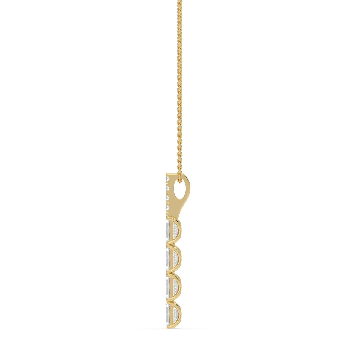 Liliana Bloom lab grown diamond pendant