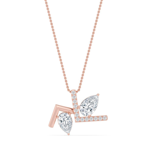Liliana Vale lab grown diamond pendant