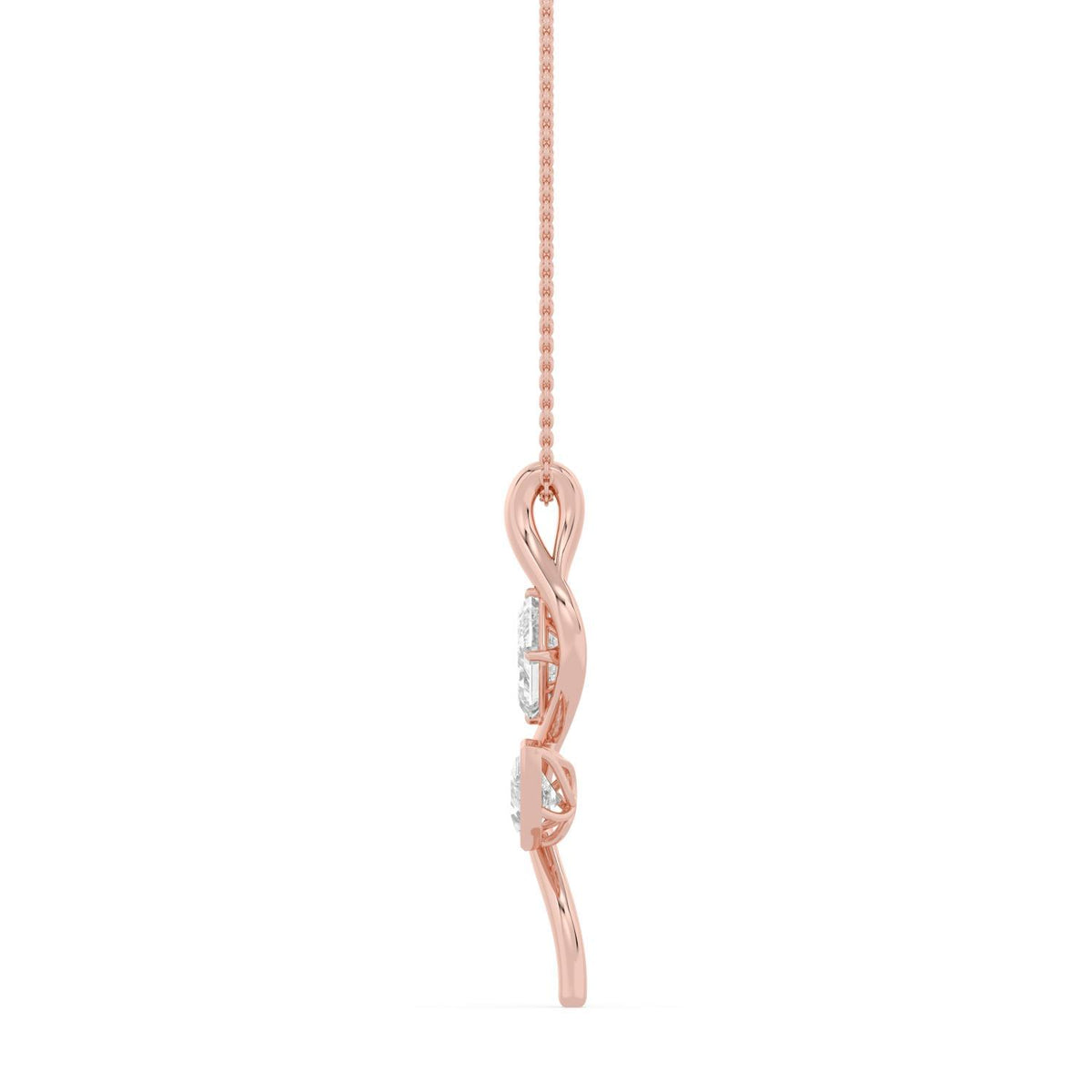Madeleine Pearl lab grown diamond pendant