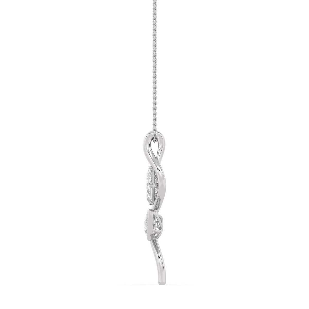 Madeleine Pearl lab grown diamond pendant