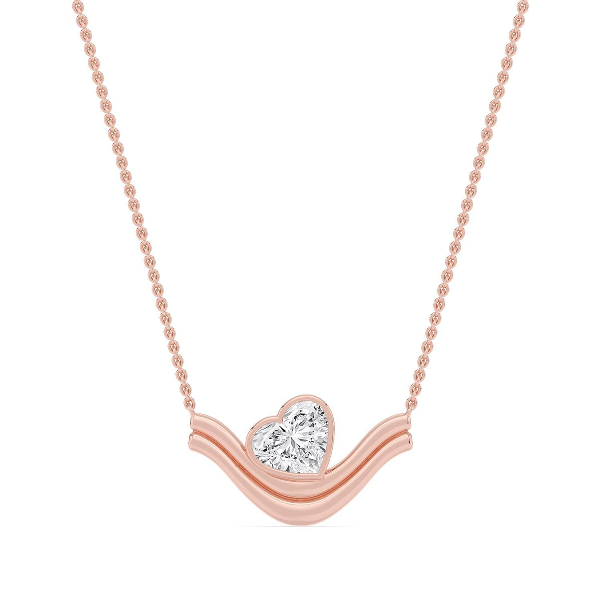 Natalia Belle lab grown diamond pendant