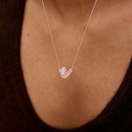Natalia Belle lab grown diamond pendant
